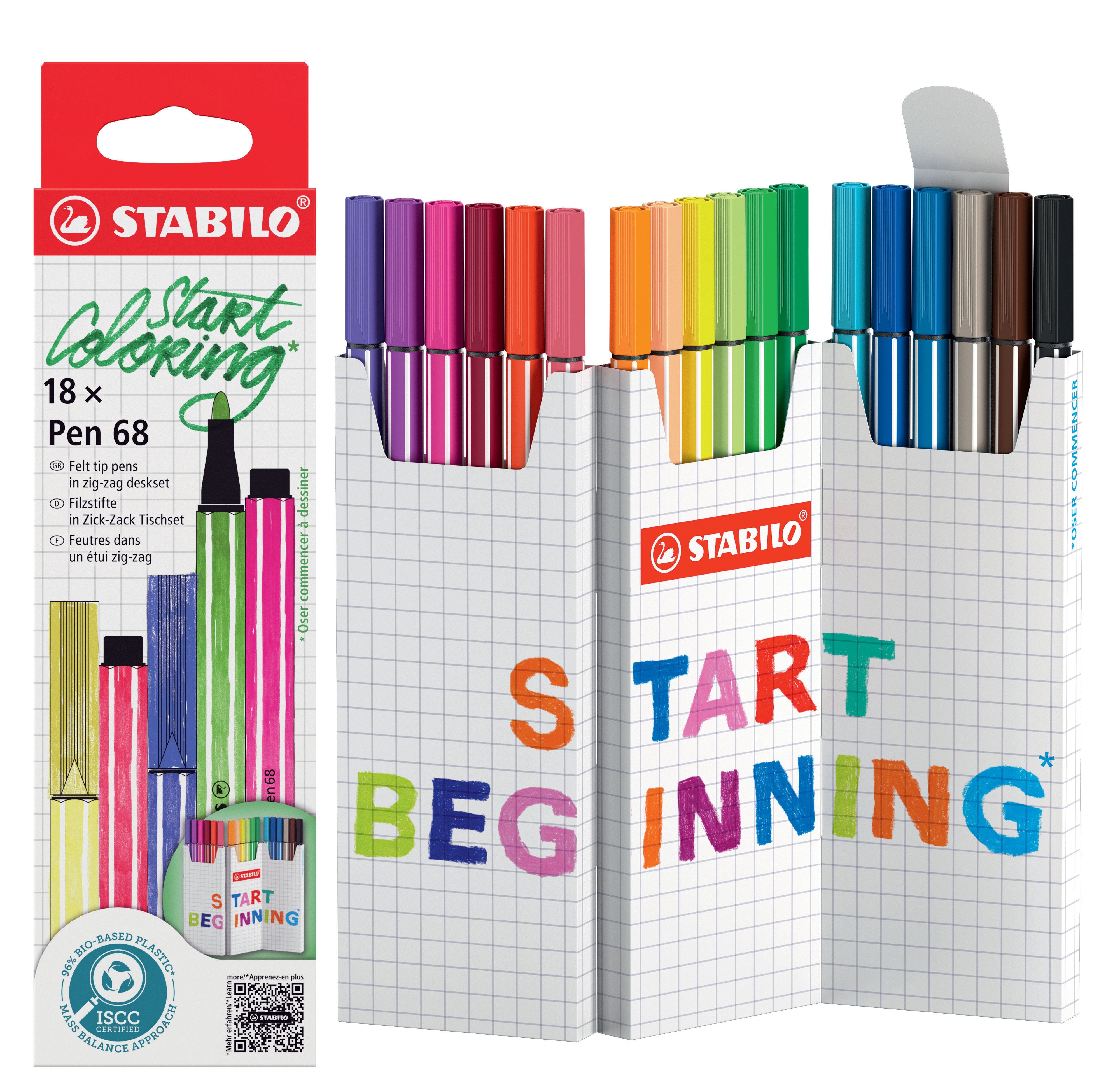 EAN 4006381616751 - STABILO Pen 68 rotulador Medio Multicolor 18 pieza(s) imagen 5