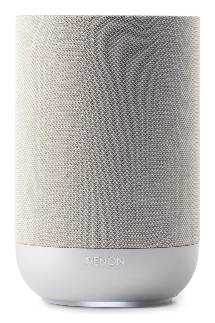 Denon Home 200 Silver Altavoz Inteligente Inalámbrico Con Tecnología Heos Y Sonido Dolby Atmos.