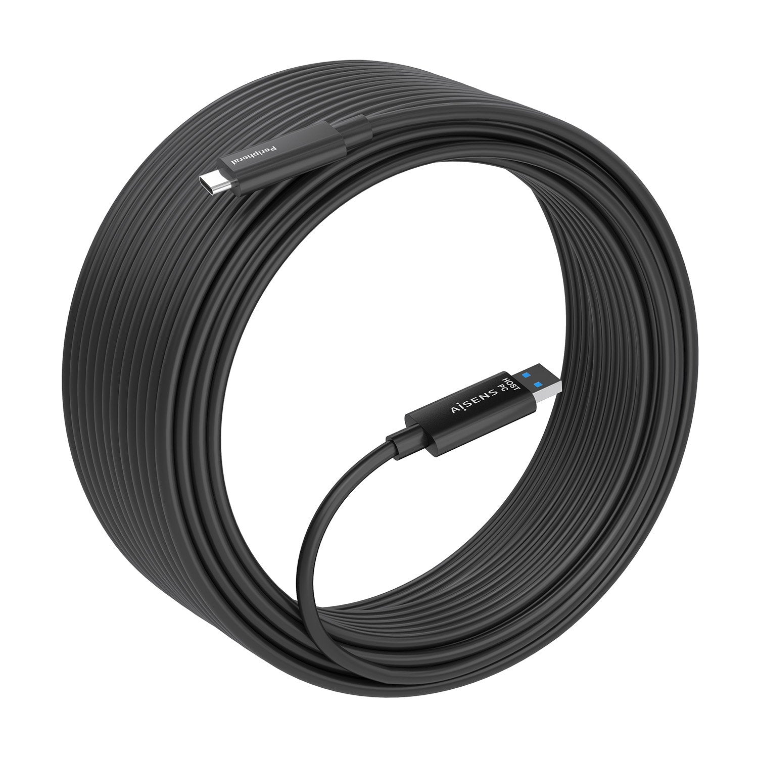 EAN 8435739902707 - AISENS A157-0926 cable USB USB 3.2 Gen 2 (3.1 Gen 2) 25 m 2 x USB A USB C Negro imagen 2