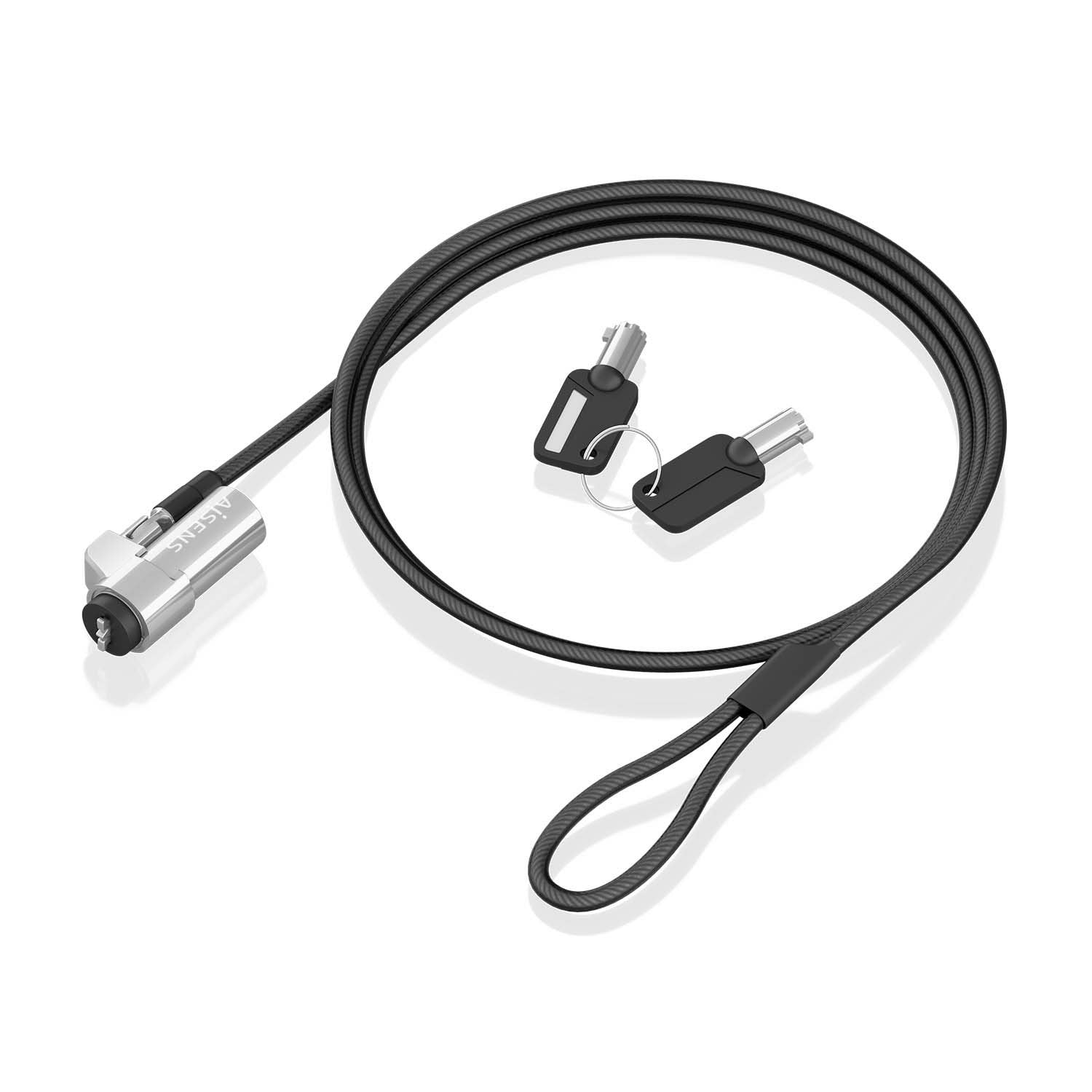 EAN 8435739901243 - AISENS ASLK-D45K06-BK cable antirrobo Negro 1,5 m imagen 4