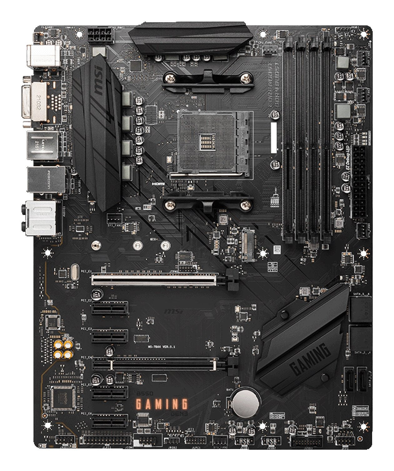 Placa Base Msi B550 Gaming Gen3,Amd,Am4 B550 4ddr4 128gb Dvi+Hdmi,Gblan,6sata3+M.2,6usb3.2,Atx