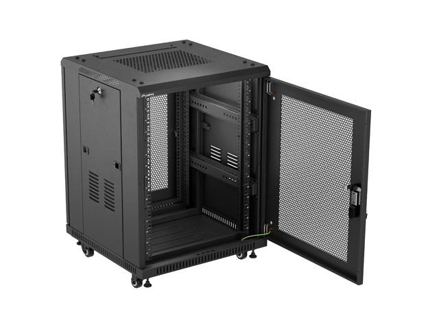 EAN 5901969446807 - Lanberg FF01-6615-23B armario rack 15U Rack o bastidor independiente Negro imagen 5