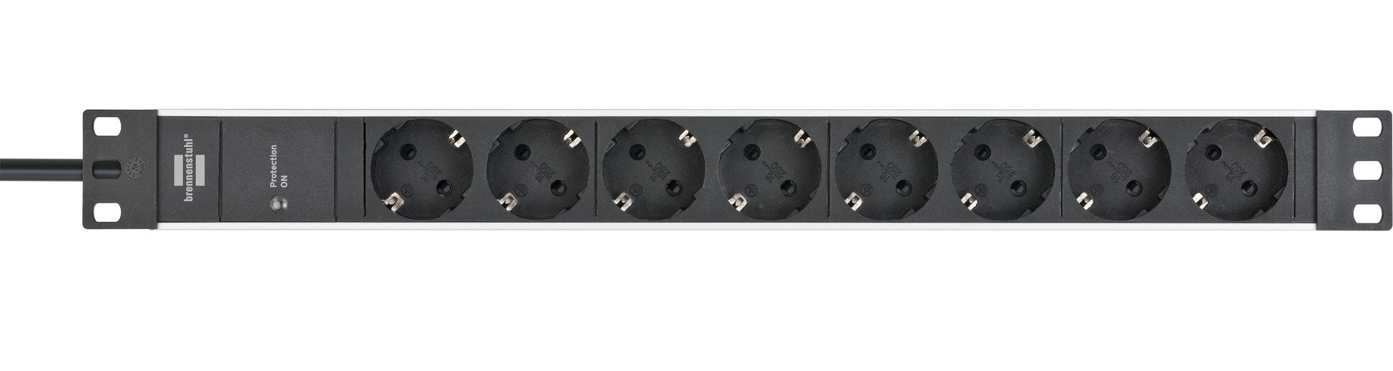 EAN 4007123662715 - Brennenstuhl 1390007308 base múltiple 2 m 8 salidas AC Interior Negro, Plata imagen 2