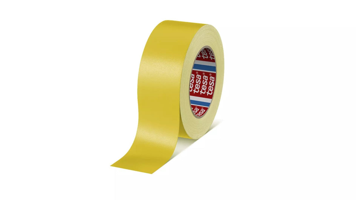 Tesa 04651ge-38 - Cinta De Tela Band Premium Offenes Gewebe Amarillo