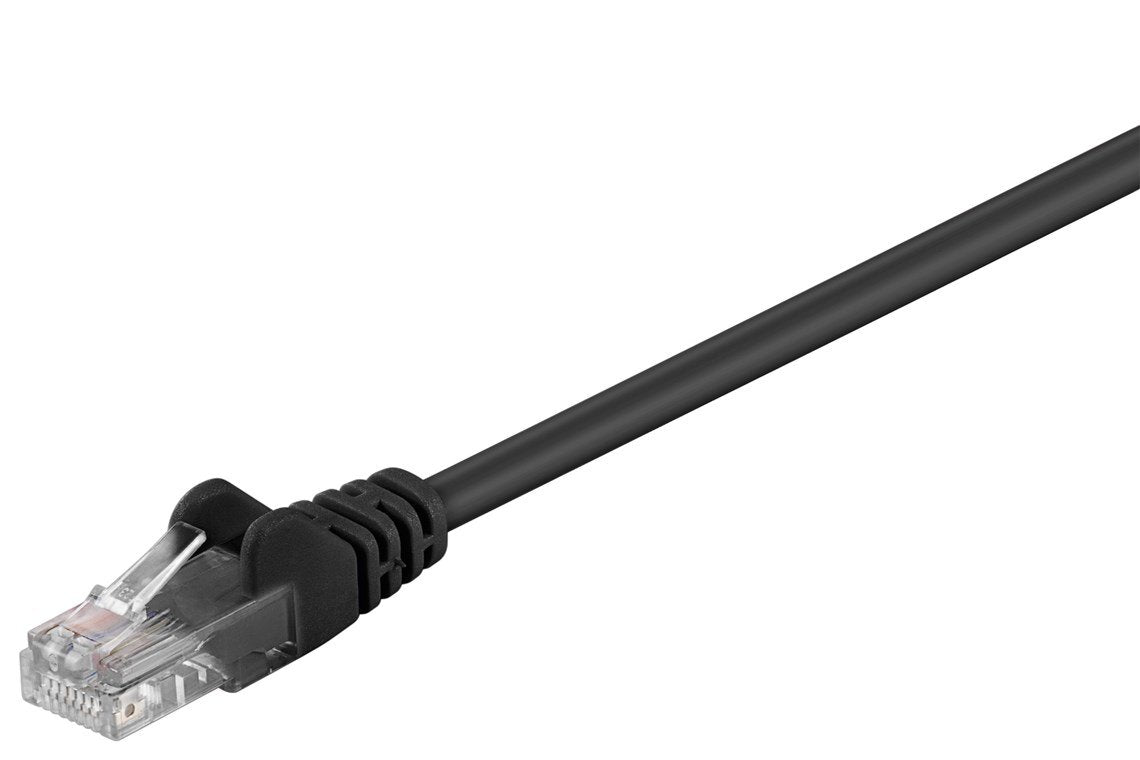 Latiguillo Goobay Cat 5e, U/Utp 68647 2 M, Negro