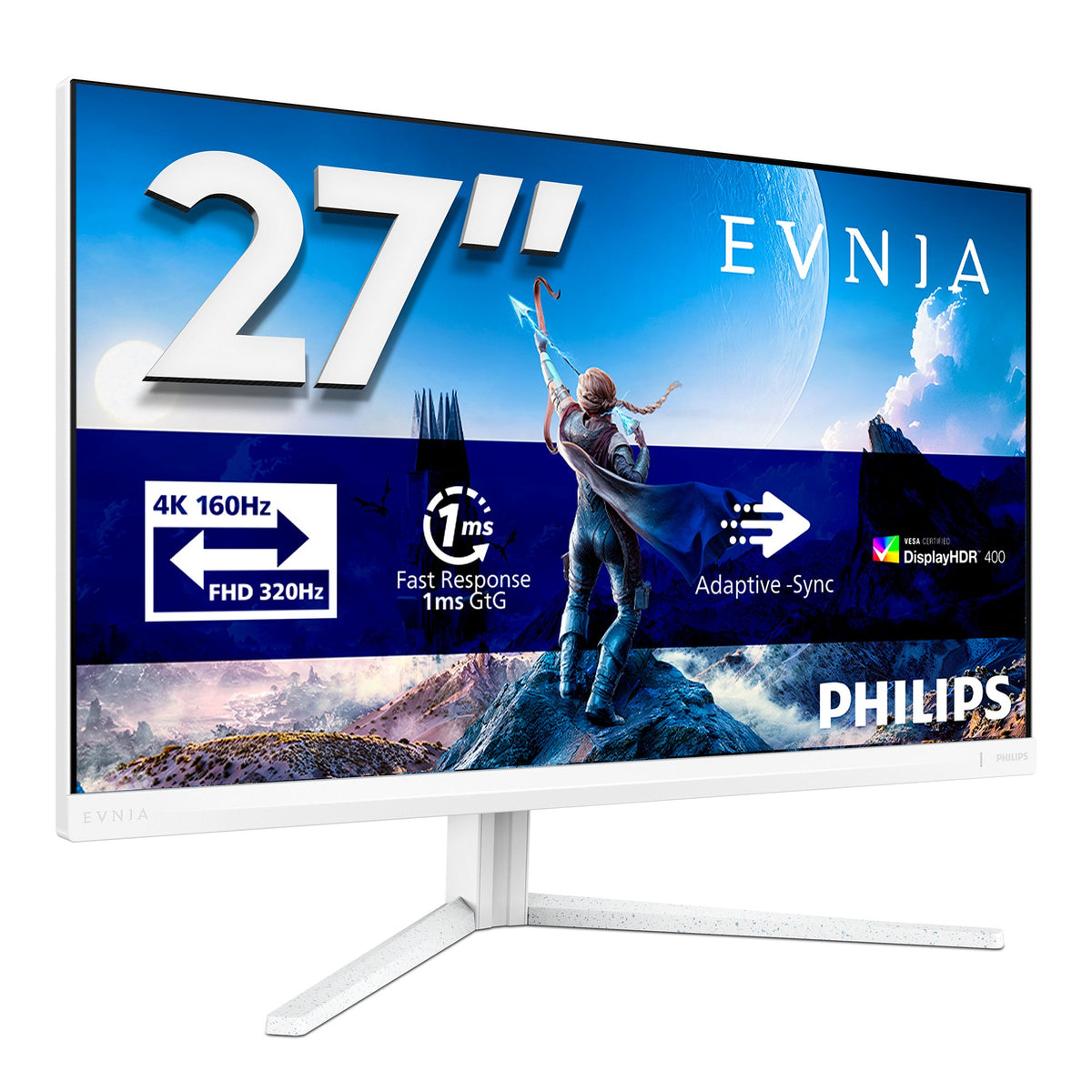 EAN 8721038004311 - Philips Evnia 5000 pantalla para PC 68,6 cm (27") 3840 x 2160 Pixeles 4K Ultra HD LCD Blanco imagen 3