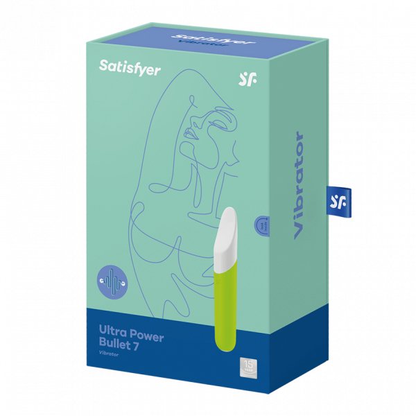 Satisfyer Ultra Power Bullet 7 Bala Vibradora Verde