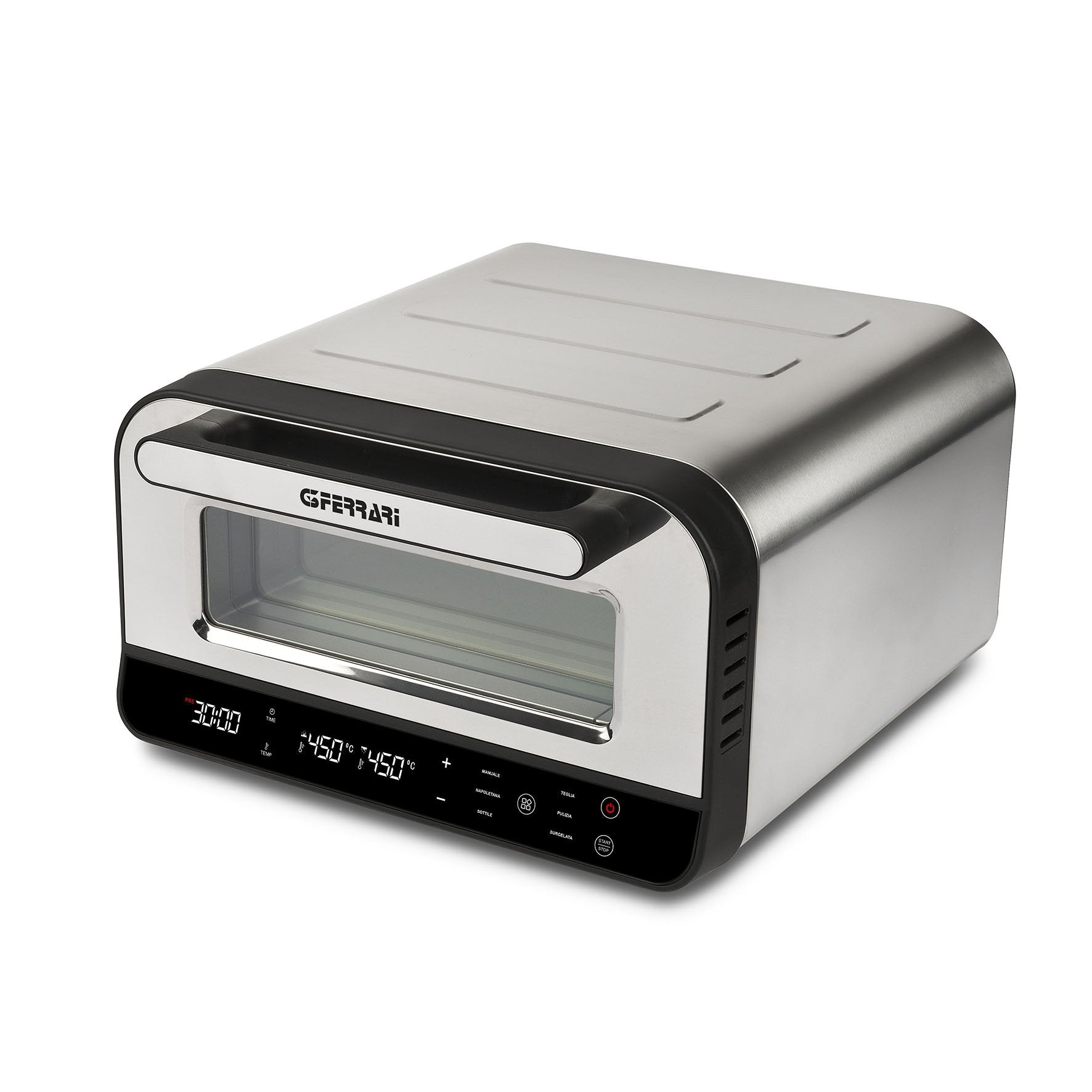 EAN 8055176403041 - G3 Ferrari Pizza Pro 2 minuti fabricante de pizza y hornos 1 Pizza(s) 1850 W Negro, Plata imagen 1