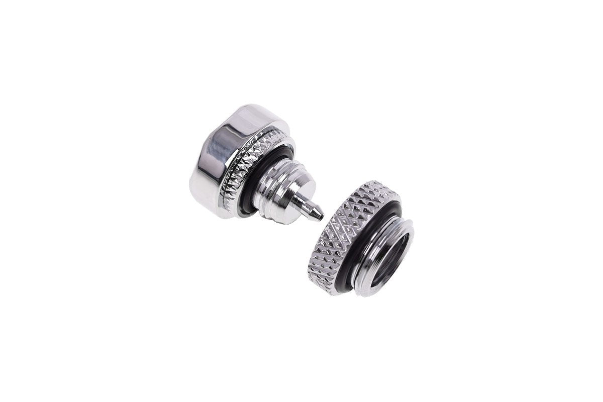 Alphacool 17360 Accesorio O Pieza De Sistema De Refrigeración Para Ordenador Racor, Válvula Cromado, Racor, Latón, Plata, 1/4", 1,7 Cm, Líquido
