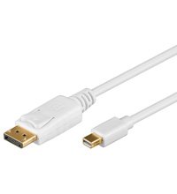 Goobay 1m Displayport Cable Mini Displayport Blanco