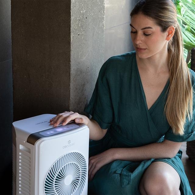 Climatizador Evaporativo Cecotec 8304 65w 3,5l Tactil Mando Temporizador 12h