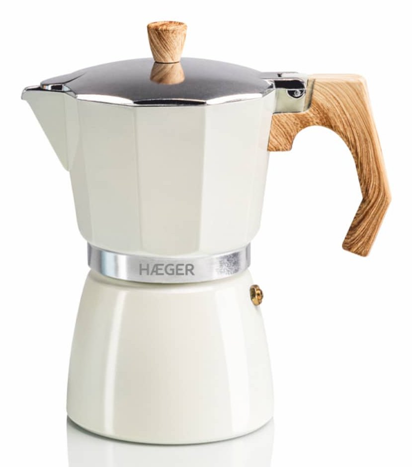 Haeger Hag Cafetera Italiana Moka 6 Beige