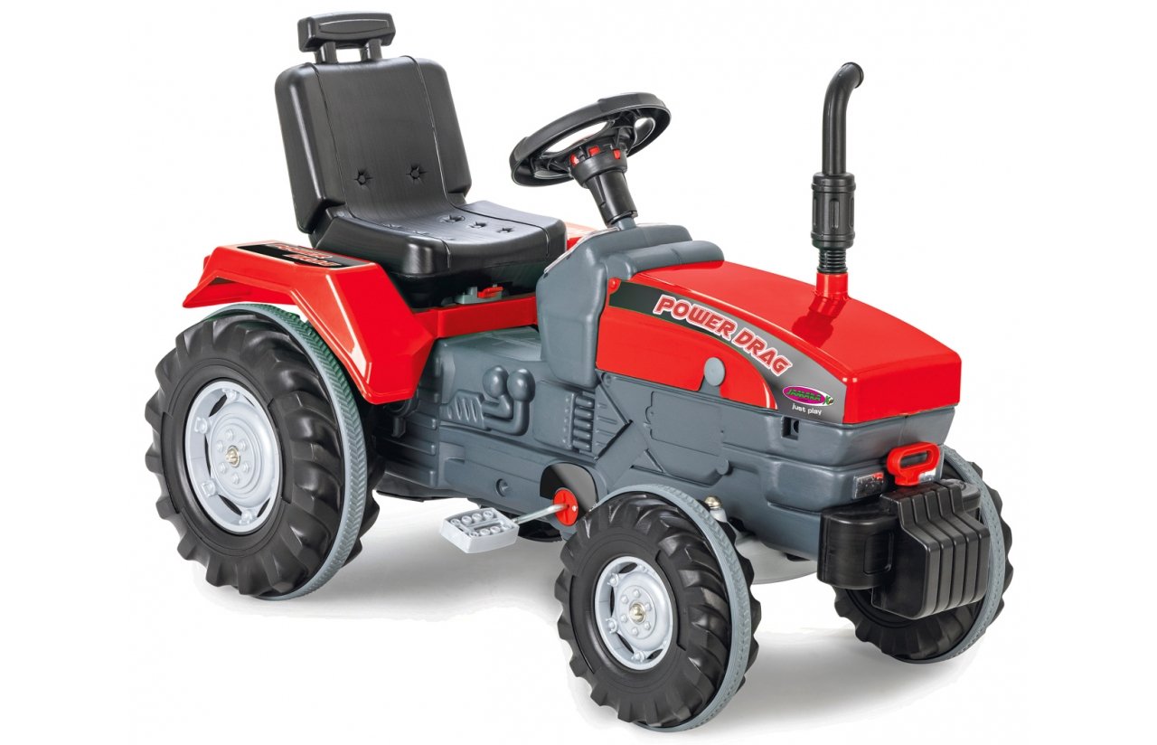 EAN 4042774460549 - Jamara Pedal Tractor Power Drag Correpasillos con forma de tractor imagen 3