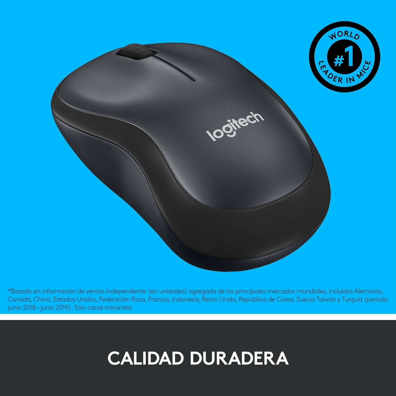 Logitech Raton M220 Silent Inalambrico Negro 910-004878