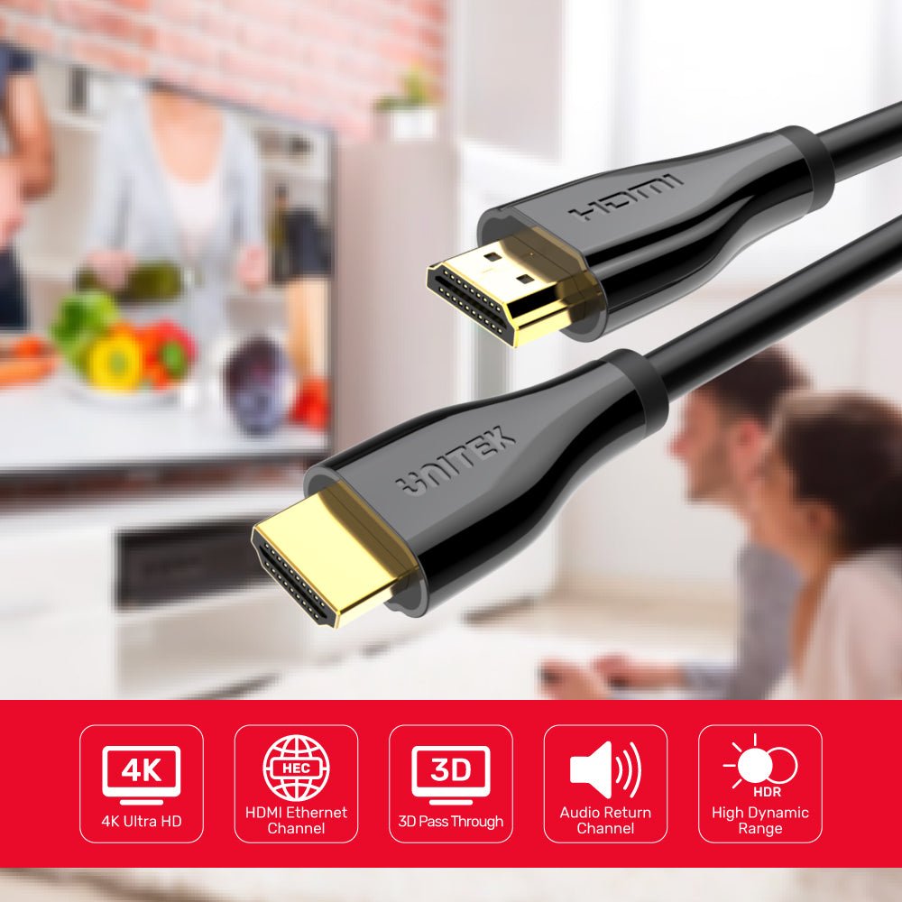 Unitek Hdmi Cable Premium Certified 2.0 M/M, 3m