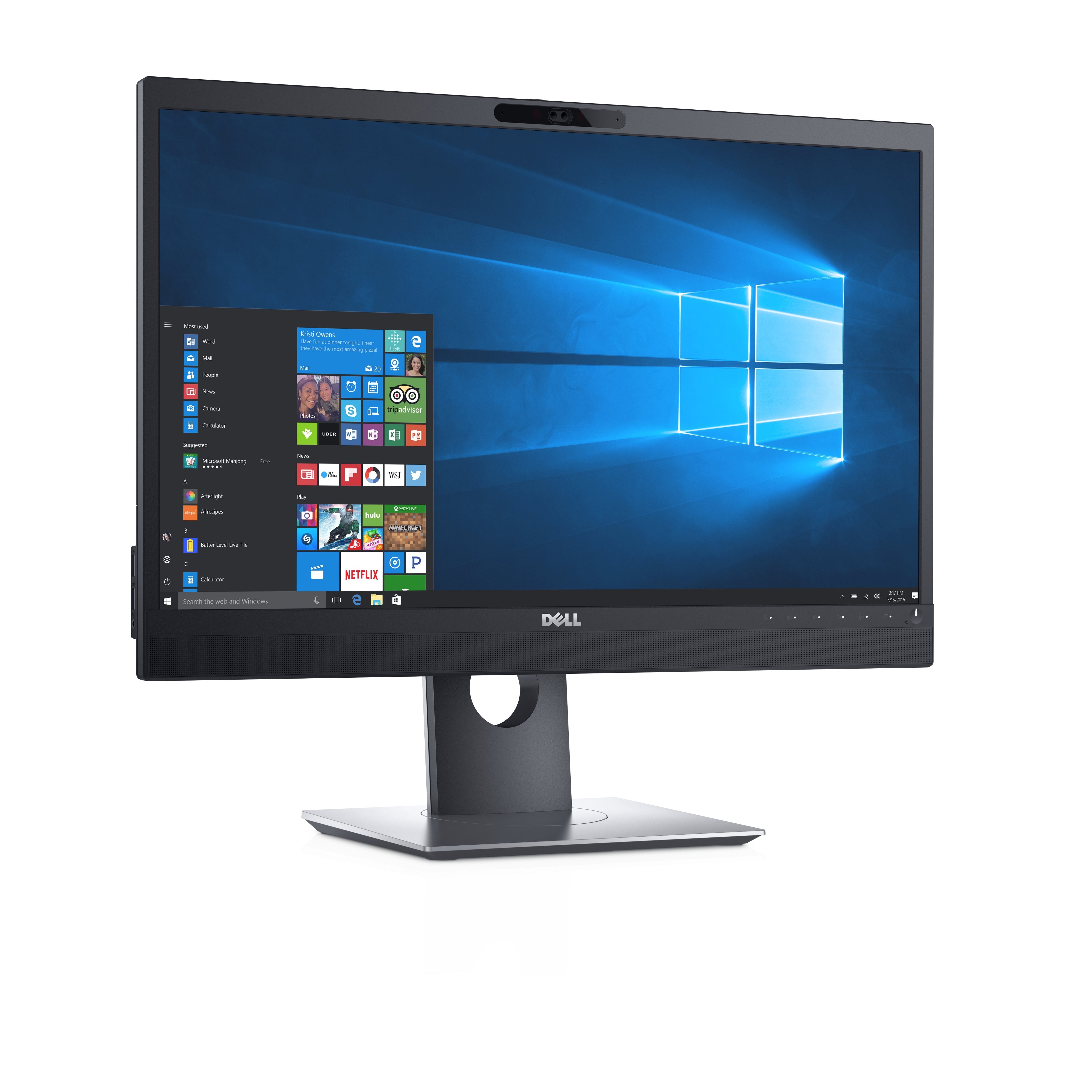 Monitor Dell 24" P2418hz Ips Webcam 16:9,Vga,Hdmi,Dp,1920x1080