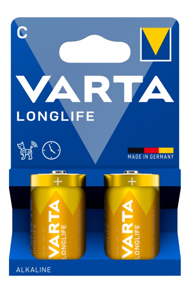 Varta Bateria Alkaline, Baby, C, Lr14, 1.5v
