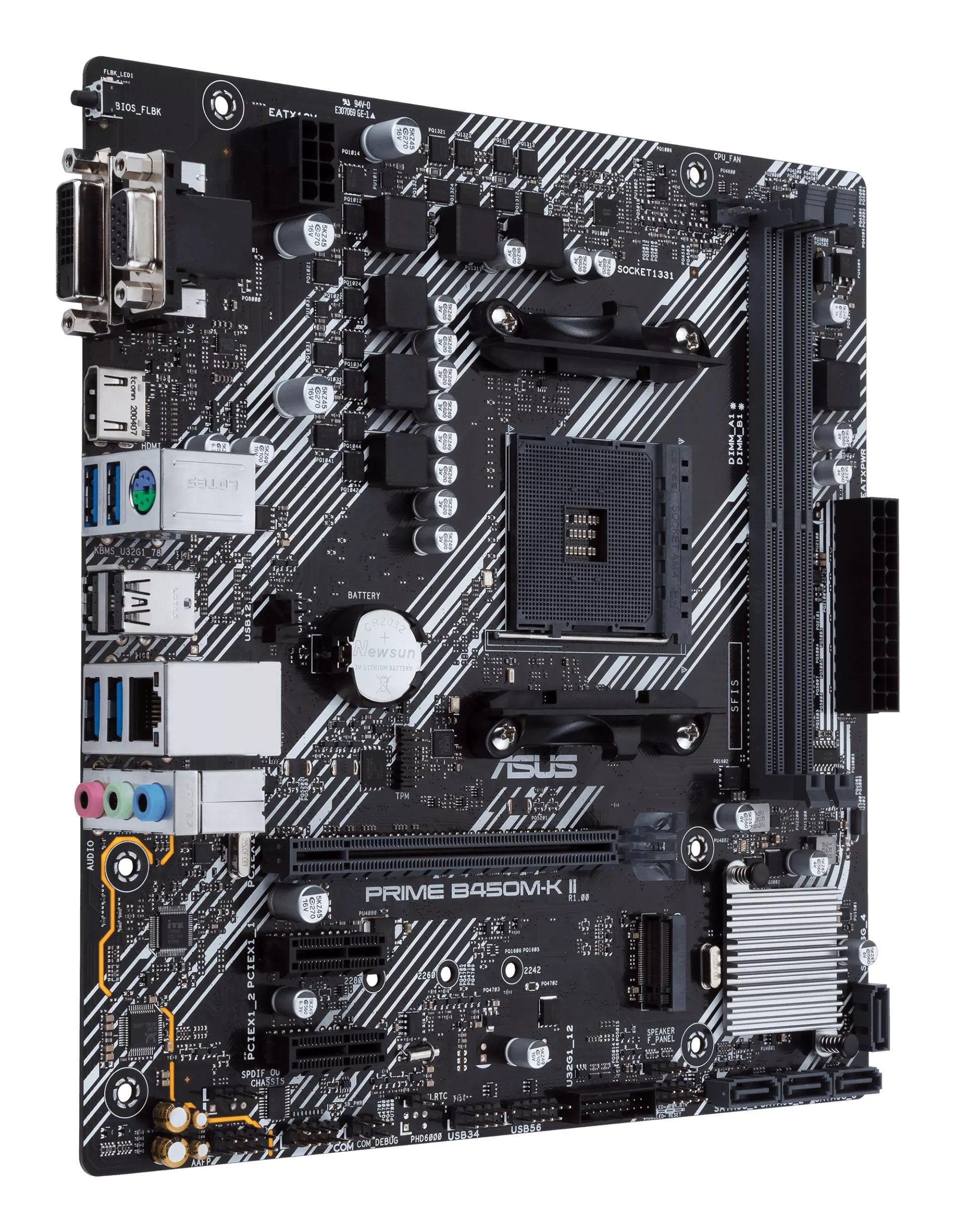 Placa Base Asus Am4 Prime B450m-K Ii M-Atx/2xddr4/4xsata6/2xusb 3.2/4x Usb2.0 90mb1600-M0eay0