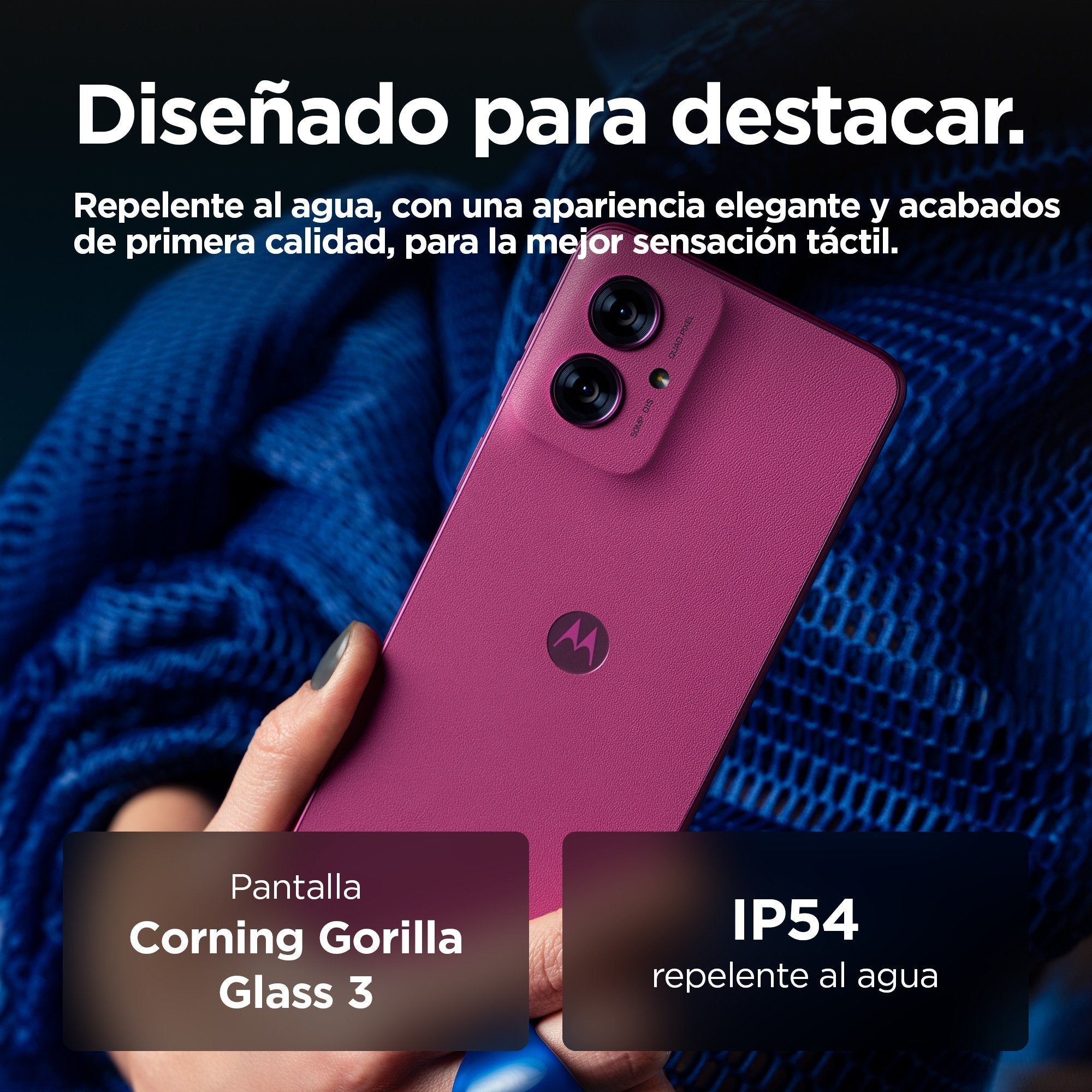 EAN 0840023274848 - Motorola moto g55 5G 16,5 cm (6.49") SIM doble Android 14 USB Tipo C 8 GB 256 GB 5000 mAh Púrpura imagen 7