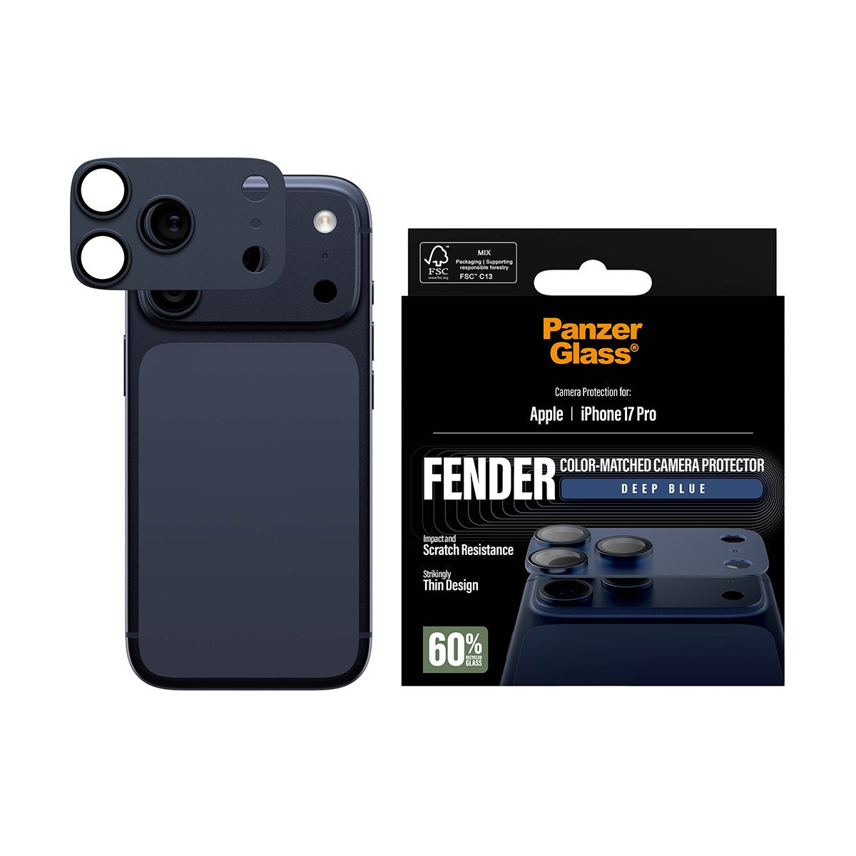 EAN 5715685036736 - PanzerGlass ® Fender Camera Protector Deep Blue iPhone 17 Pro Protector de pantalla Apple 1 pieza(s) imagen 2
