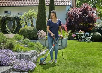 EAN 4078500048590 - Gardena EasyCut 450/25 450 W Corriente alterna Negro, Azul, Gris imagen 3