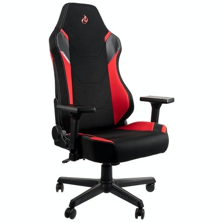 Nitro Concepts X1000 Silla Para Videojuegos De Pc Asiento Acolchado Negro, Rojo