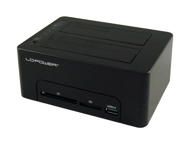 Lc-Power Lc-Dock-U3-Cr Base De Conexión Para Disco Duro Usb 3.2 Gen 1 (3.1 Gen 1) Type-A Negro