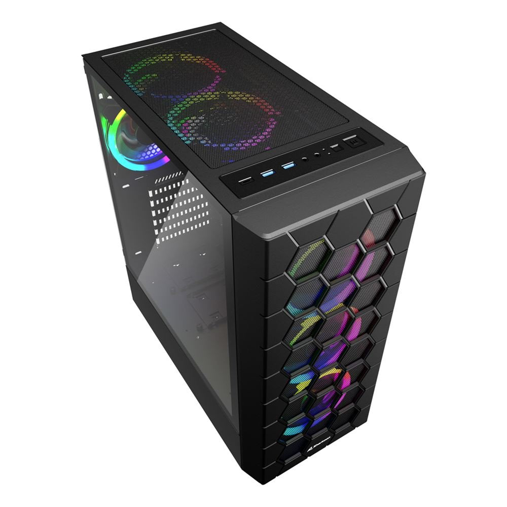 EAN 4044951037551 - Sharkoon RGB HEX Escritorio Negro imagen 3