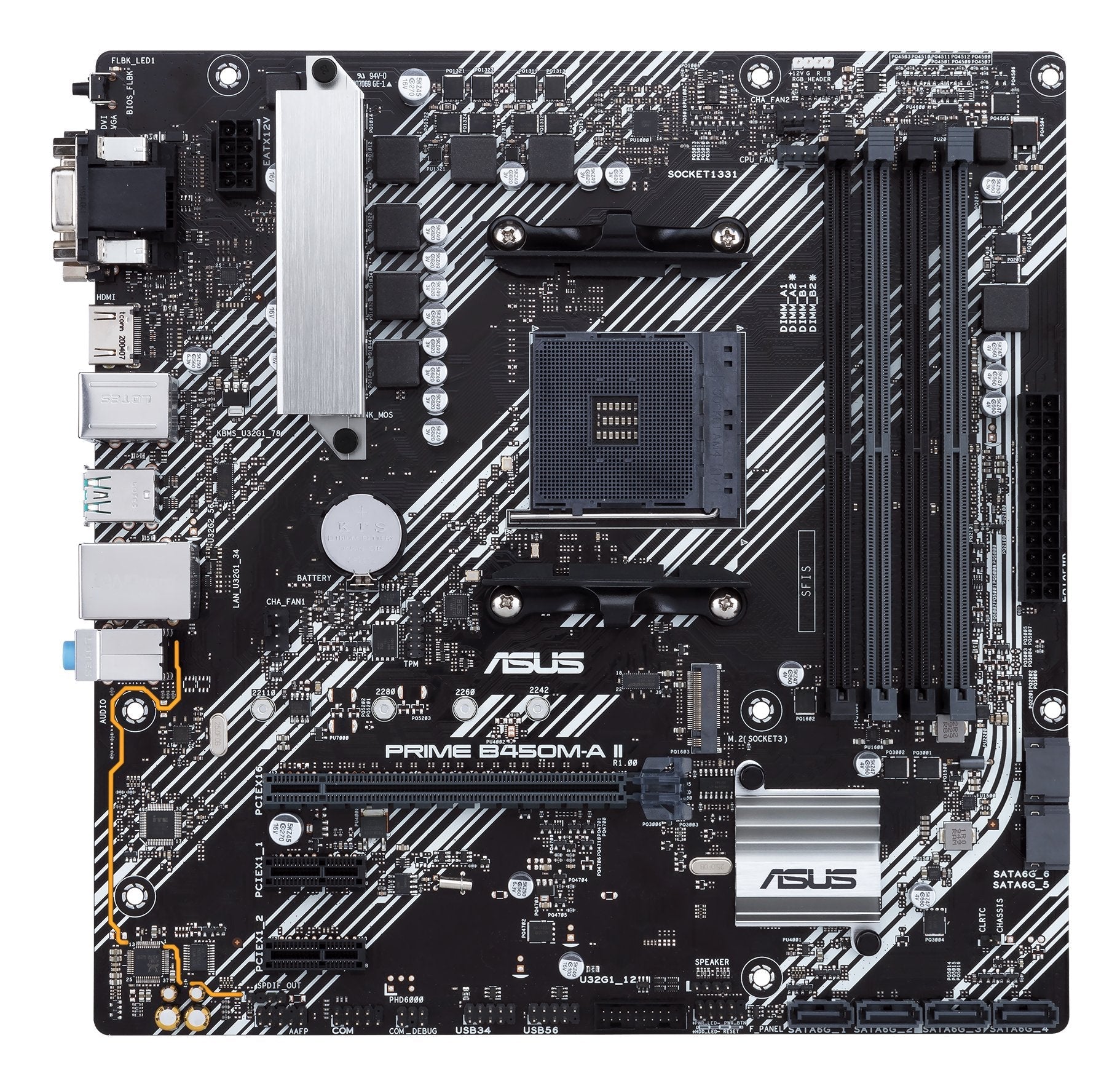 Placa Base Asus Am4 Prime B450m-A Ii M-Atx/4xddr4/4xsata6/1xusb 3.1+2xusb 2.0 90mb15z0-M0eay0