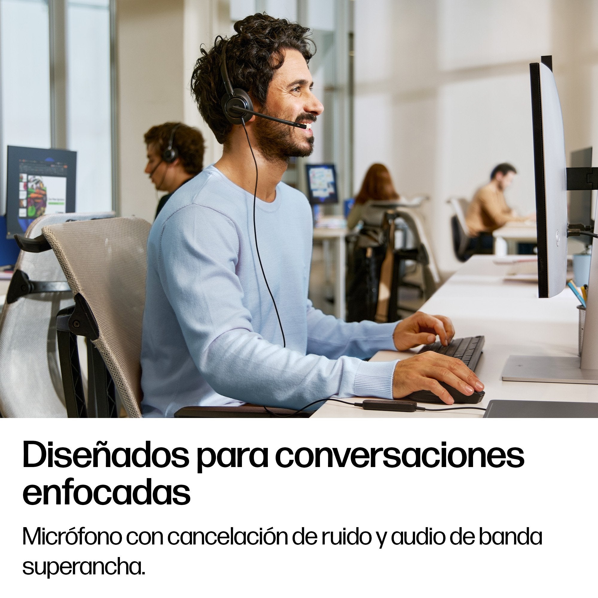EAN 0199764365569 - HP Poly Mission 415 Monaural USB Wired Headset Classic (Bulk) Alámbrico Diadema Negro imagen 10