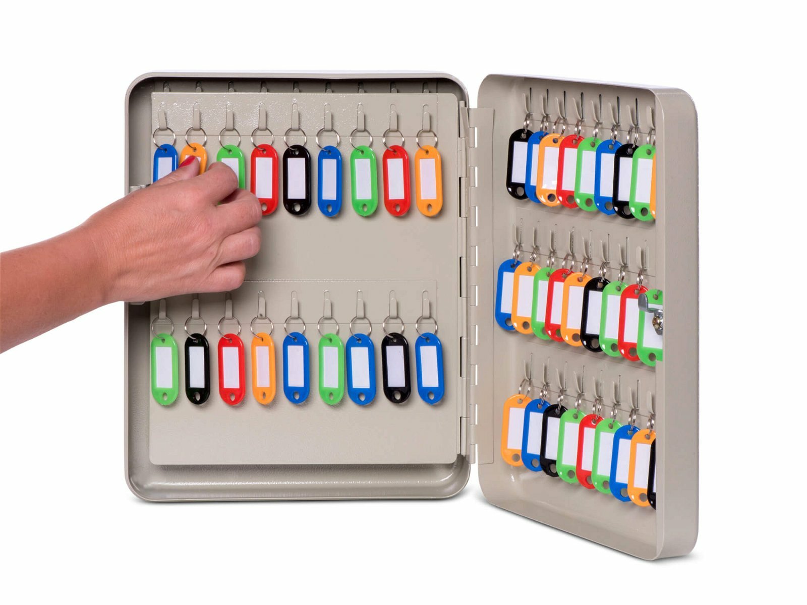 Maul 5659084 Caja Portallaves Y Organizador Acero Gris