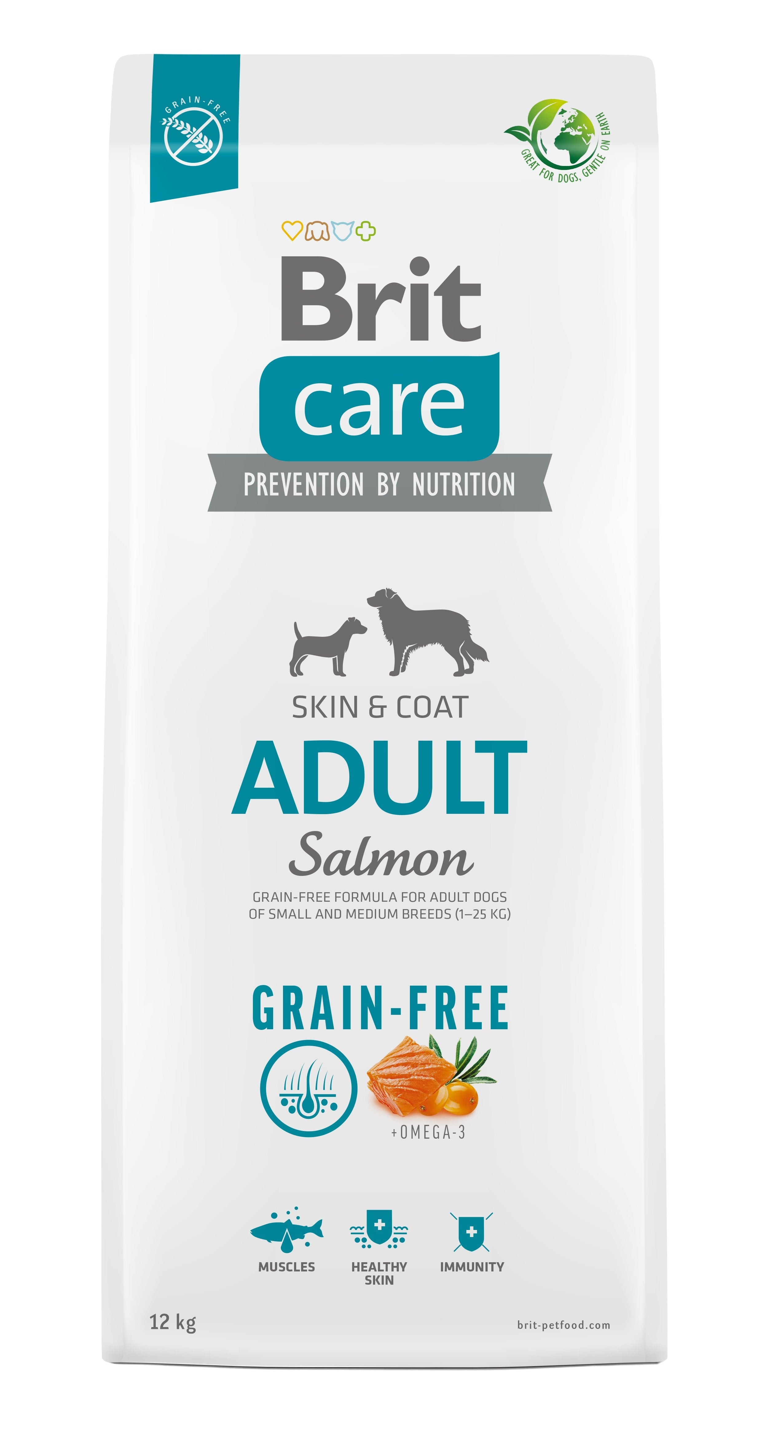 EAN 8595602558834 - Brit 8595602558834 comida seca para perros 12 kg Adulto Patata, Salmón imagen 1