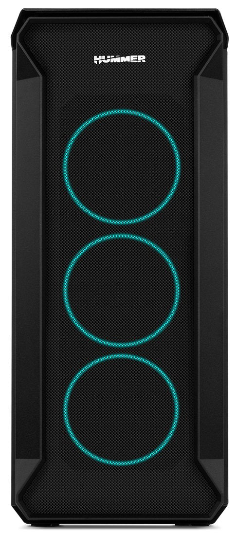 Caja Pc Nox Atx Hummer Quantum 1xusb3.0 2xusb2.0 Negro Argb