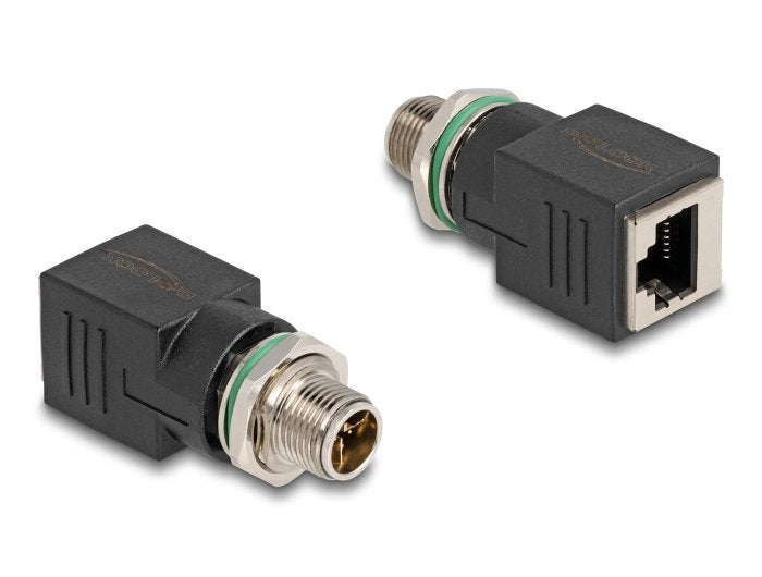 Delock M12 Adaptador X-Kodiert 8 Pin Macho A Rj45