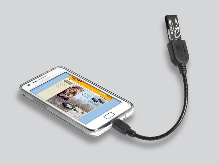 EAN 4043619832934 - DeLOCK USB micro-B - USB 2.0-A, 0.18m cable USB 0,18 m Micro-USB B USB A Negro imagen 2
