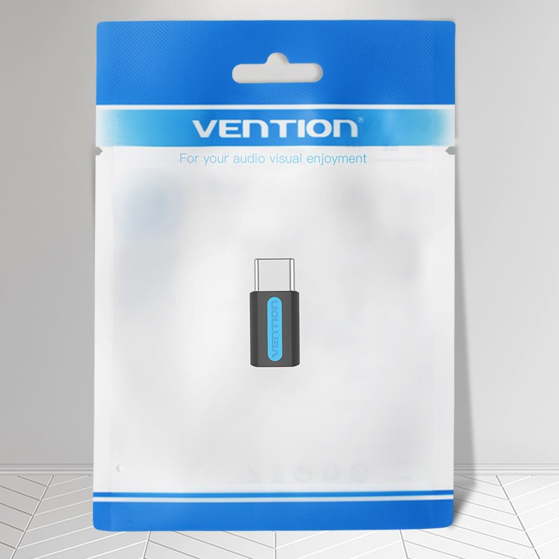 EAN 6922794755284 - Vention CDXB0 cambiador de género para cable USB C Micro USB B Negro imagen 2