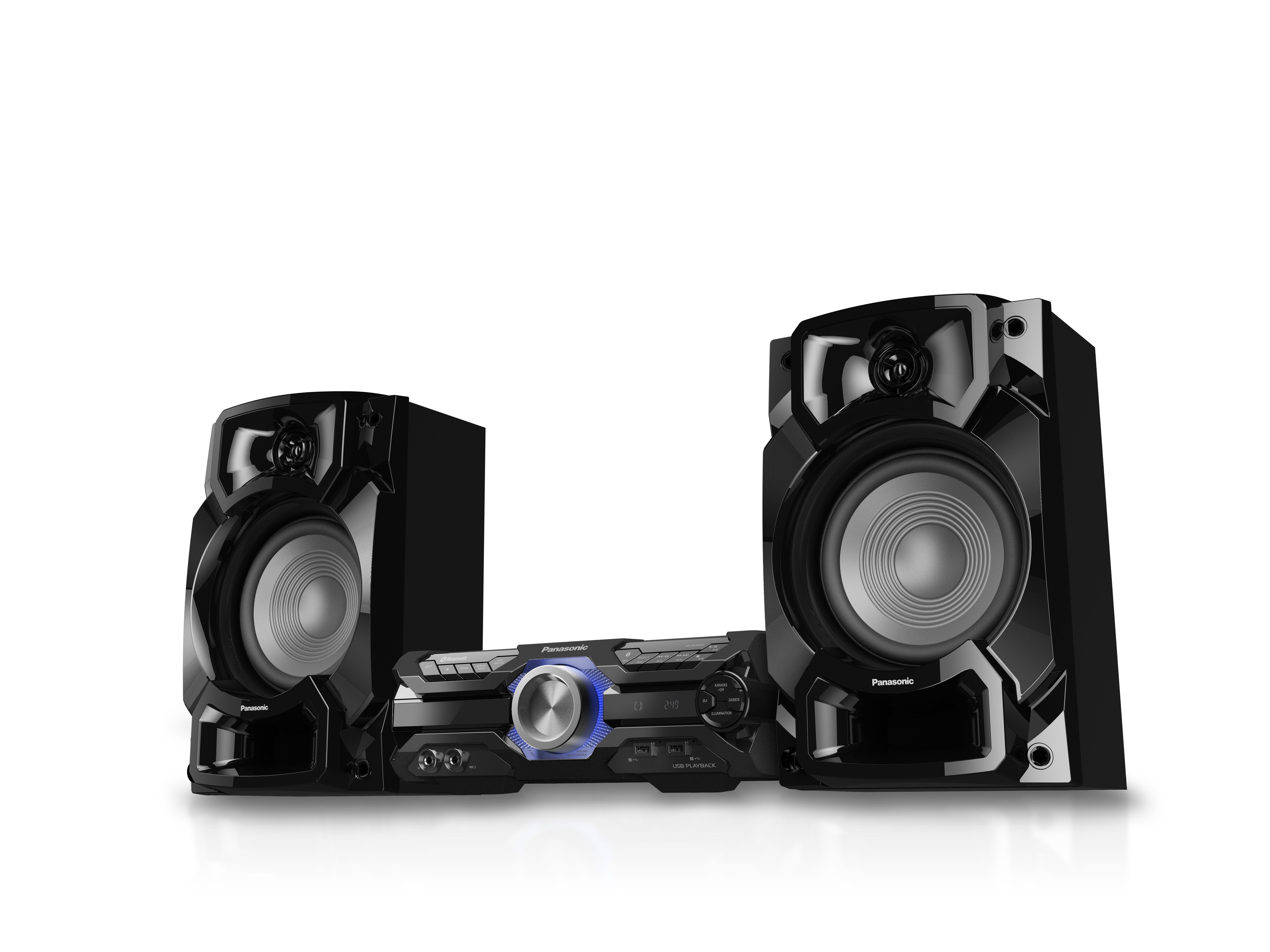 Mini Cadena De Música Panasonic Sc-Akx520 Para Uso Doméstico 650 W Negro
