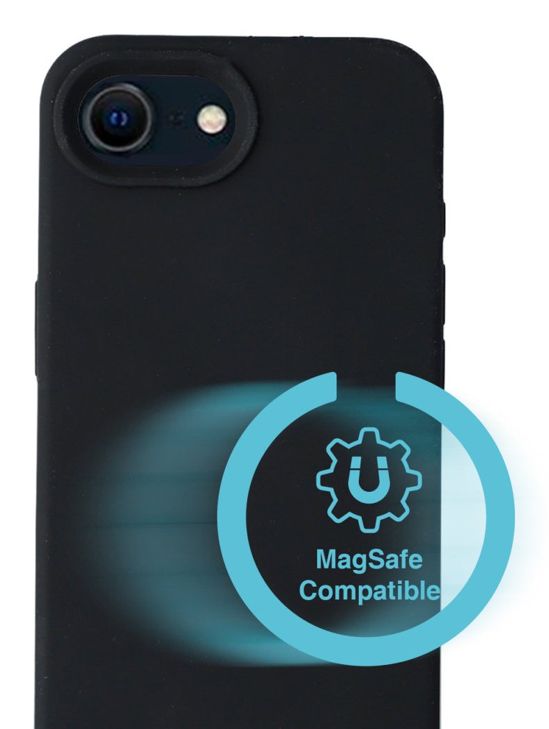 4smarts Funda De Silicona Cupertino Para Apple Iphone 16e Magsafe-Kompatibel