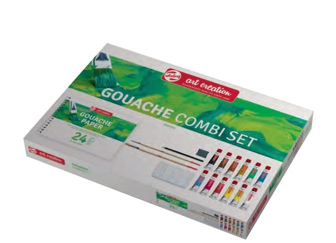 Talens Art Creation Set Gouache Combi 12 Tubos X 12ml Colores Surtidos