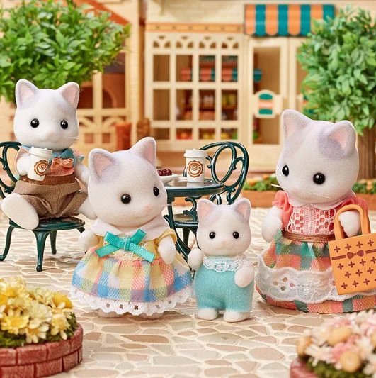Epoch Sylvanian Families - Milchkatzen Familie 5738
