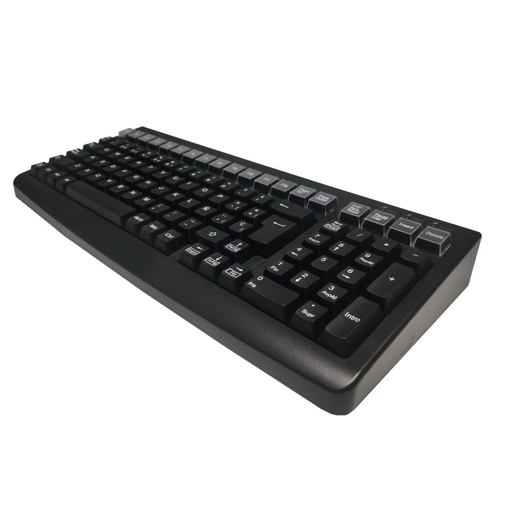 Teclado Pos Reducido 395mm. Negro, Usb