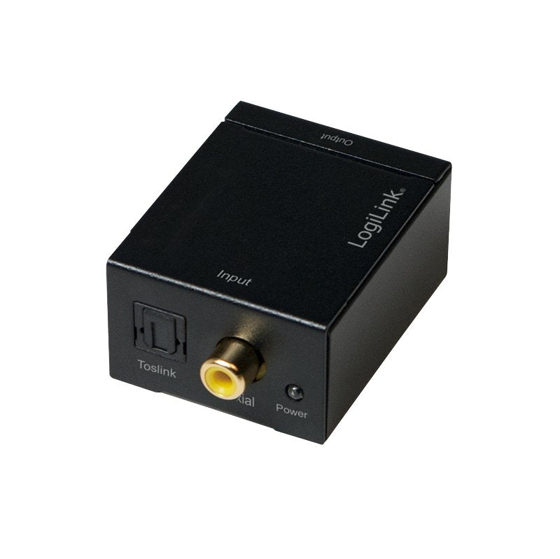 Convertidor De Audio Logilink Coaxial Y Toslink A Analógico L R