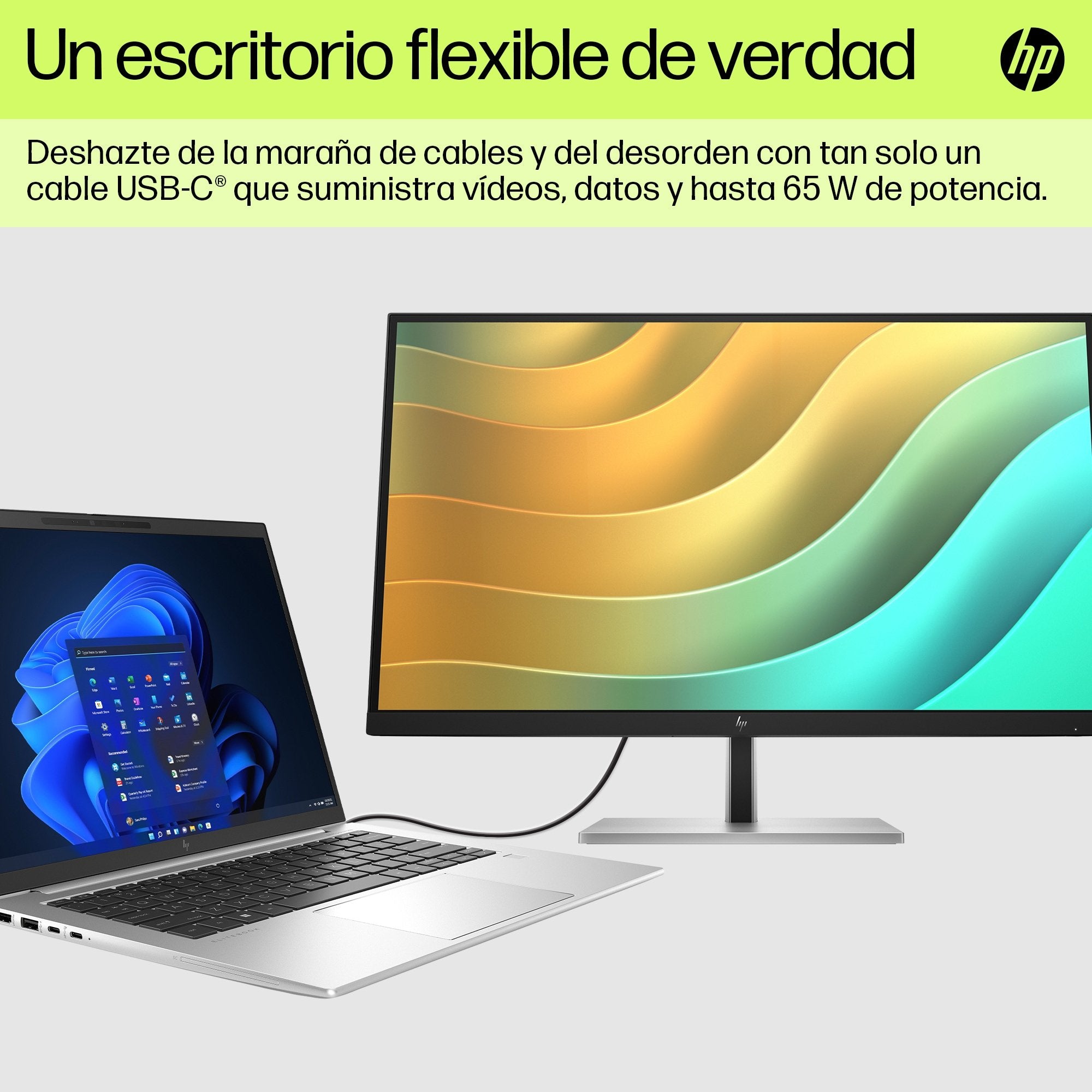 EAN 5715063342954 - HP E27u G5 QHD USB-C Monitor pantalla para PC 68,6 cm (27") 2560 x 1440 Pixeles Quad HD LCD imagen 8