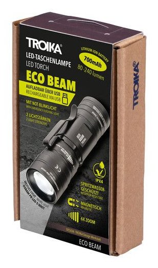 EAN 4024023201745 - TROIKA ECO BEAM Negro Linterna de montaje magnético LED imagen 5