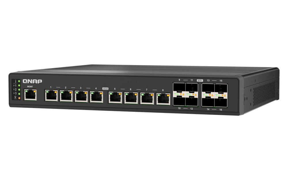 Qnap Qsw-Im3216-8s8t Switch Gestionado 10g Ethernet (100/1000/10000) Negro