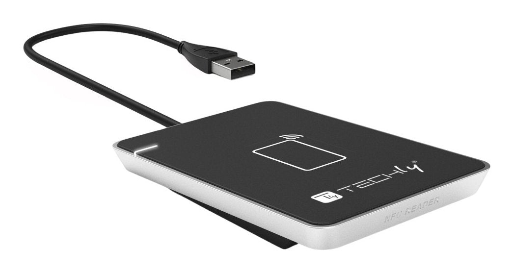 EAN 8059018367324 - Techly I-CARD CAM-CIE lector rfid USB Negro, Plata imagen 3