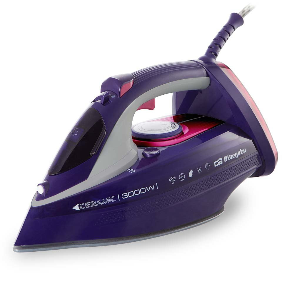 EAN 8436044539909 - Orbegozo SV 3000 Plancha vapor-seco Suela de cerámica 3000 W imagen 1