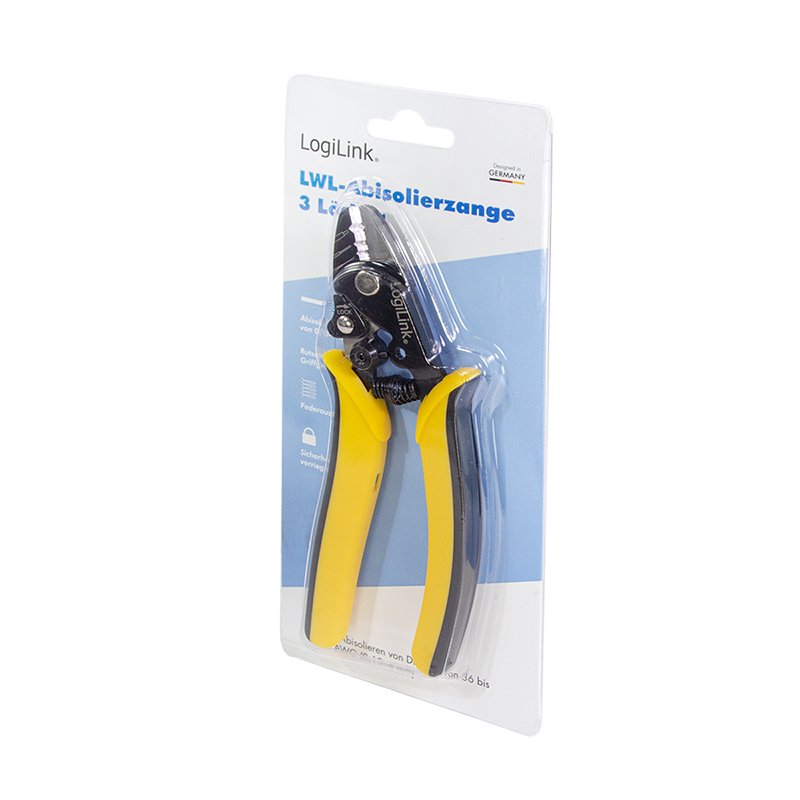 Alicates Separadores Logilink Para Cables De Fibra Óptica, 3 Orificios, 0,13-4 Mm