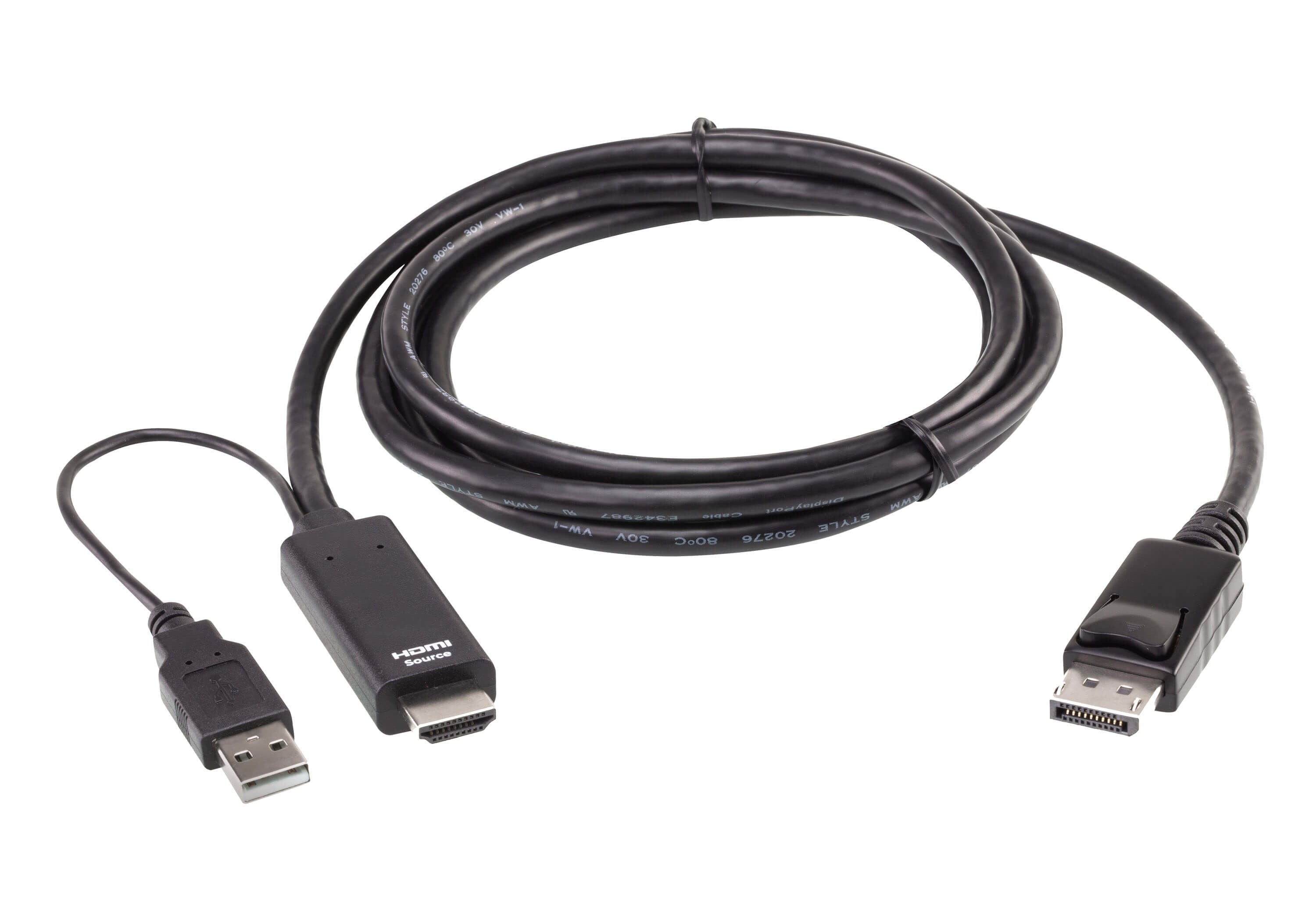 Aten Cable Hdmi A Displayport True 4k De 1,8 M