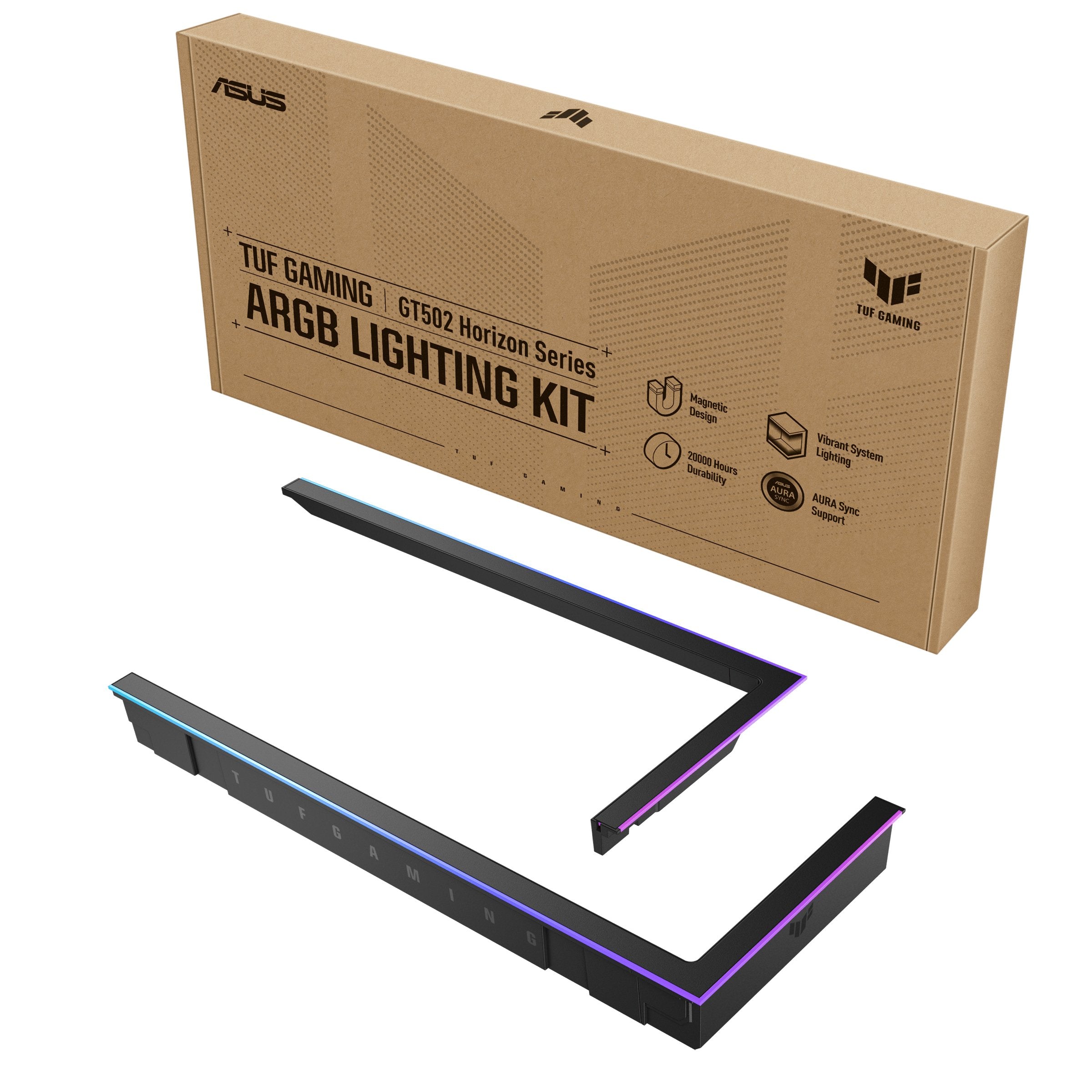 EAN 4711387655856 - ASUS TUF GAMING GT502 Horizon ARGB Lighting Kit Black Midi Tower Kit de mejora de iluminación RGB imagen 9